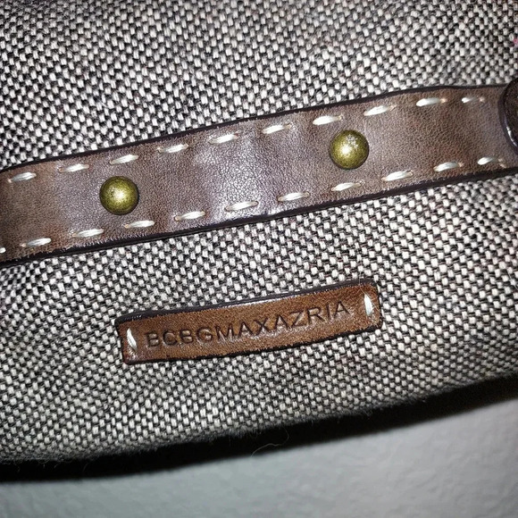 bcbgmaxazria Leather and tweed shoulder bag - Picture 6 of 16